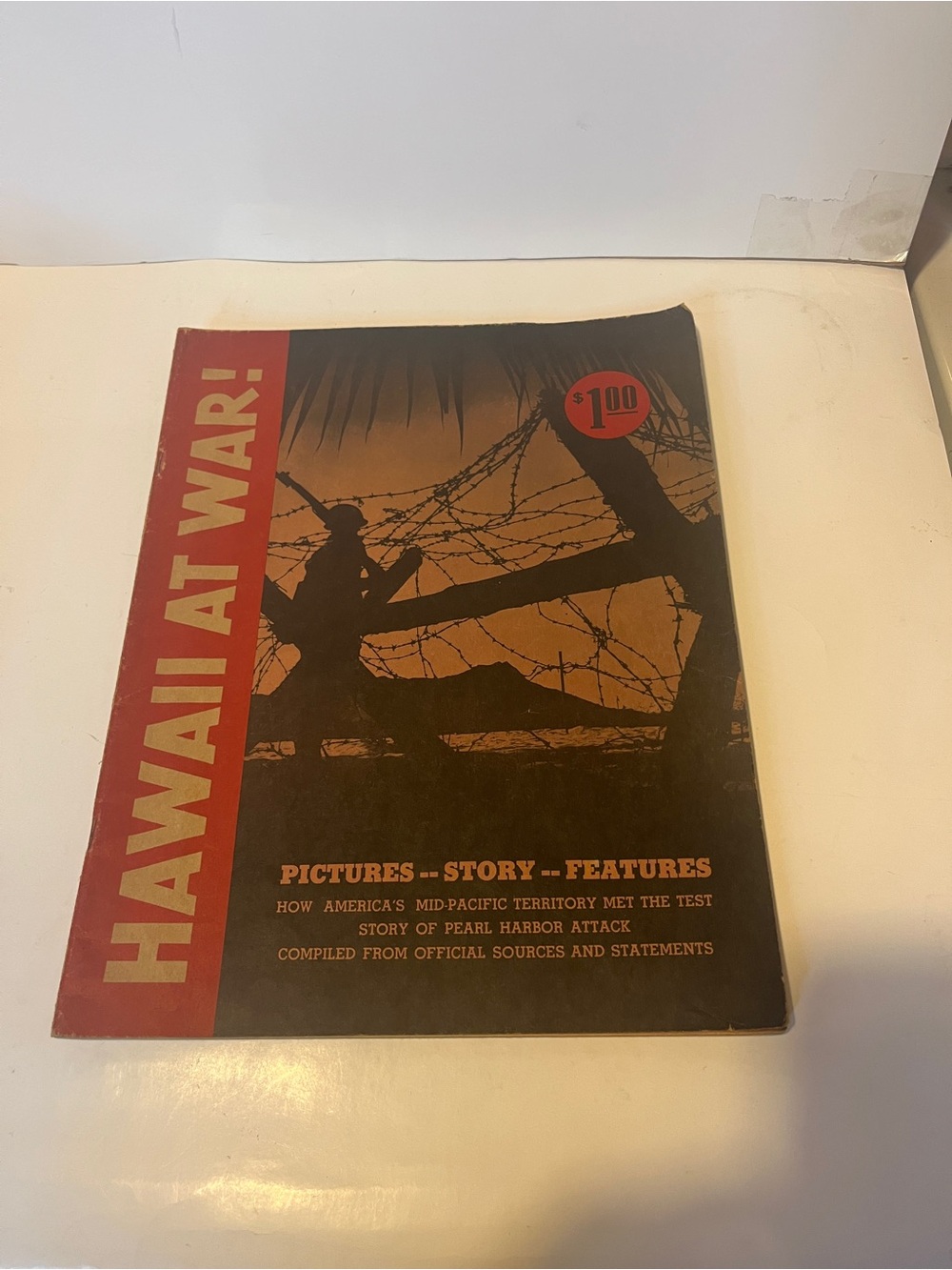 Hawaii At War! Vintage-Illustrated History of the first 6 months of war